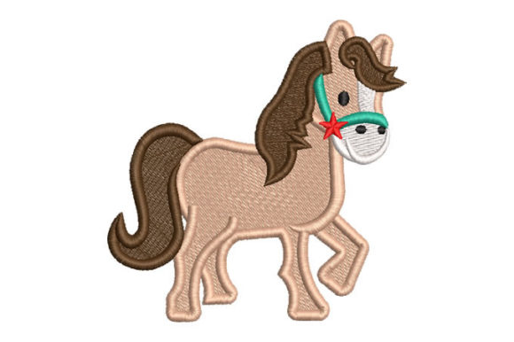 Children's Horse Embroidery Design
