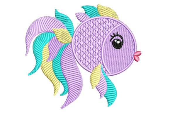Embroidery Design Review: Rainbow Fish